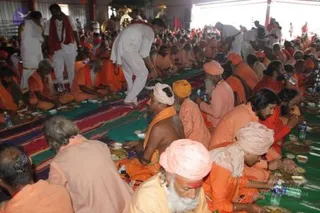 Annadhan during Nasik Kumbhamela 2015