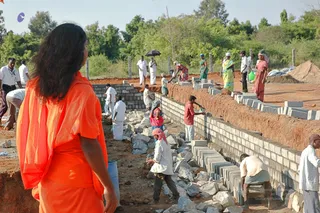 April 2008 - Making Of Kailaasa In Tiruvannamalai