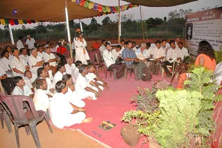 April 2008 - Making Of Kailaasa In Tiruvannamalai