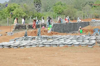 April 2008 - Making Of Kailaasa In Tiruvannamalai