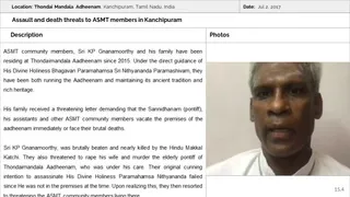 Thondai Mandala Aadheenam Persecution