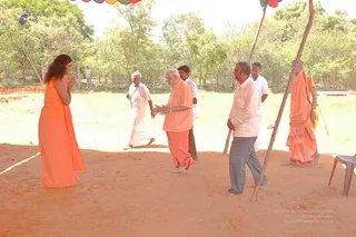 April 2008 - Making Of Kailaasa In Tiruvannamalai