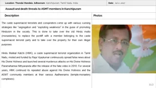 Thondai Mandala Aadheenam Persecution