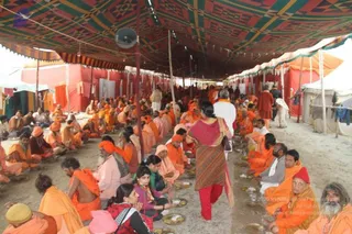 Annadhan during Allahabad Kumbhamela 2013