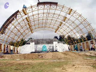 2005 - View-of-Ananda-Sabha-Construction