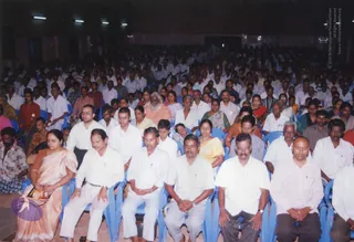OCtober 6, 7, 8 2004 - 3 Mass Living Enlightenment Initiation conventions at Kancheepuram