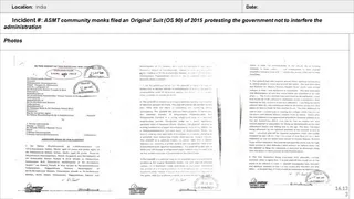 Ancient Monasteries Persecution
