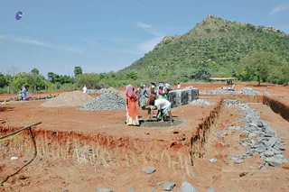 April 2008 - Making Of Kailaasa In Tiruvannamalai
