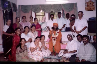 2004 - Pada Puja in Madurai Shirdi sai Baba temple