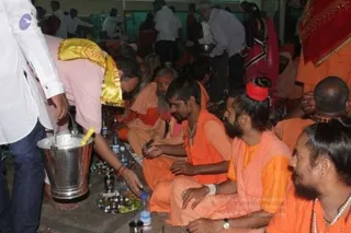 Annadhan during Nasik Kumbhamela 2015
