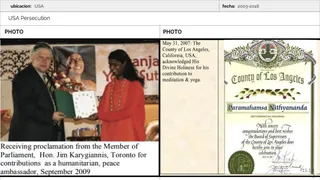 USA - Persecution