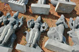 April 2008 - Making Of Kailaasa In Tiruvannamalai