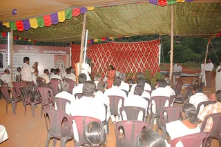 April 2008 - Making Of Kailaasa In Tiruvannamalai