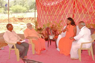 April 2008 - Making Of Kailaasa In Tiruvannamalai