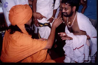 2004 - Pada Puja in Madurai Shirdi sai Baba temple