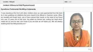 Malaysia Aadheenam Persecution