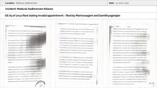 Madurai Aadheenam Persecution