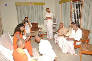 April 2008 - Making Of Kailaasa In Tiruvannamalai