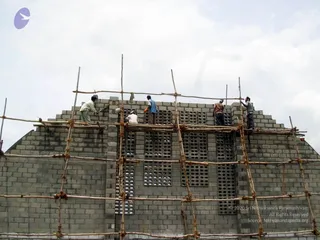 2005 - View-of-Ananda-Sabha-Construction