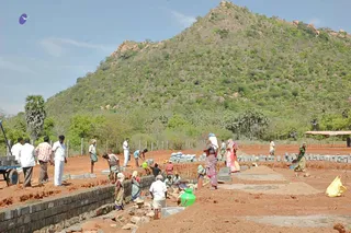 April 2008 - Making Of Kailaasa In Tiruvannamalai