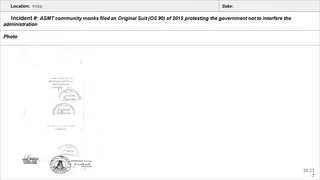 Ancient Monasteries Persecution