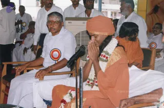 October 03 2004 - Addressing the Sengunthar Community gathering of South India