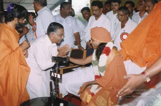 October 03 2004 - Addressing the Sengunthar Community gathering of South India