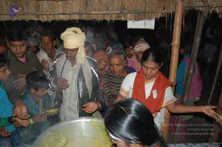 Annadhan during Allahabad Kumbhamela 2013