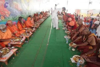 Annadhan during Nasik Kumbhamela 2015