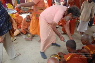 Annadhan during Allahabad Kumbhamela 2013