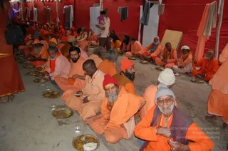 Annadhan during Allahabad Kumbhamela 2013
