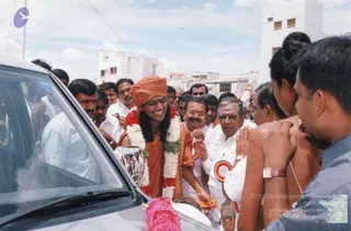 October 03 2004 - Addressing the Sengunthar Community gathering of South India