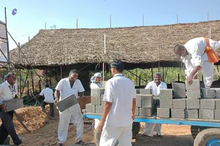 April 2008 - Making Of Kailaasa In Tiruvannamalai