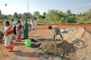 April 2008 - Making Of Kailaasa In Tiruvannamalai