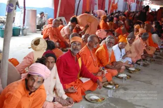 Annadhan during Allahabad Kumbhamela 2013
