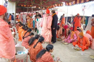 Annadhan during Allahabad Kumbhamela 2013
