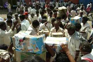 September 2006 - Sindhanur flood relief