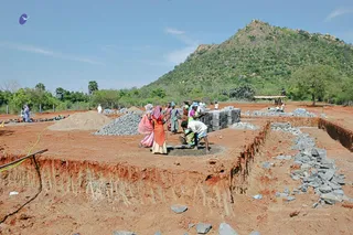 April 2008 - Making Of Kailaasa In Tiruvannamalai