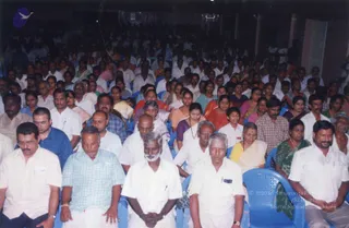 OCtober 6, 7, 8 2004 - 3 Mass Living Enlightenment Initiation conventions at Kancheepuram