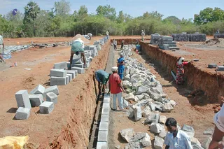 April 2008 - Making Of Kailaasa In Tiruvannamalai
