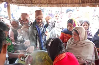 Annadhan during Allahabad Kumbhamela 2013