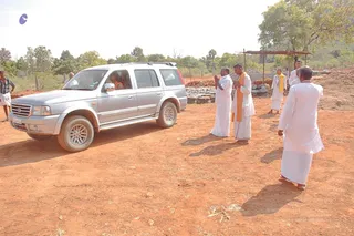 April 2008 - Making Of Kailaasa In Tiruvannamalai