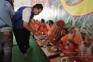 Annadhan during Nasik Kumbhamela 2015
