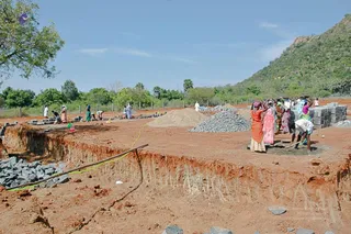 April 2008 - Making Of Kailaasa In Tiruvannamalai