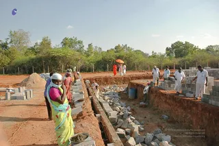 April 2008 - Making Of Kailaasa In Tiruvannamalai