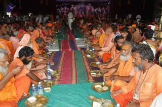 Annadhan during Nasik Kumbhamela 2015