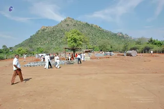 April 2008 - Making Of Kailaasa In Tiruvannamalai