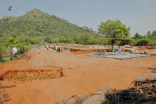 April 2008 - Making Of Kailaasa In Tiruvannamalai