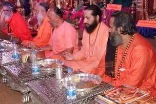 Annadhan during Nasik Kumbhamela 2015