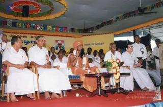 October 03 2004 - Addressing the Sengunthar Community gathering of South India